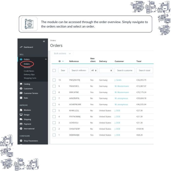 Split Order Manual 1